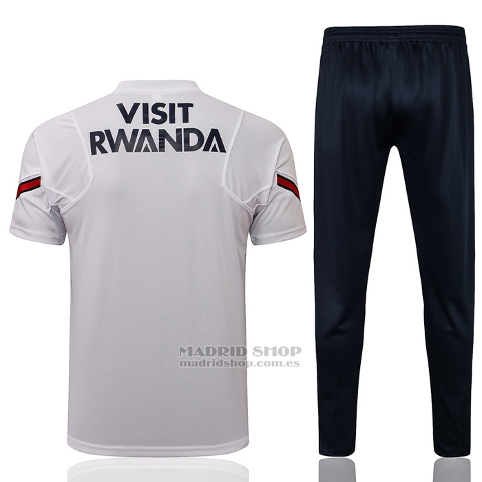 Chandal del Paris Saint-Germain Manga Corta 2021-2022 Blanco